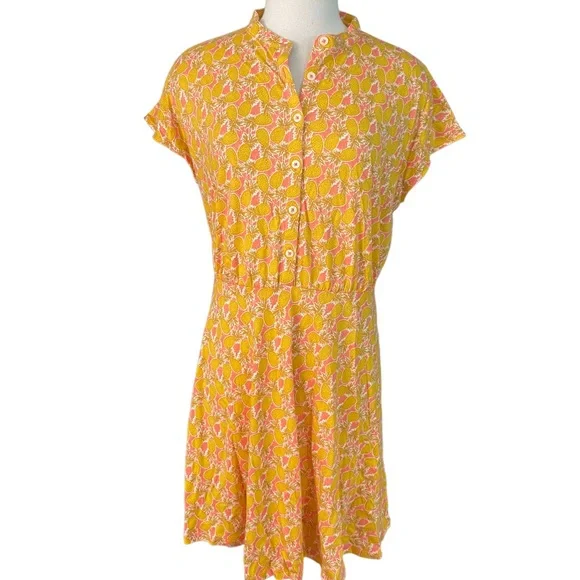 Boden pineapple cluster brioche dress 12P - Picture 2 of 6